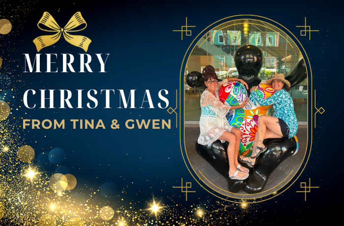 Merry Christmas from Tina & Gwen!